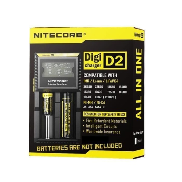 NITECORE DIGI CHARGER D2 batterioplader MC17076
