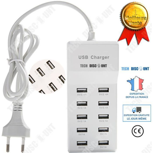 USB TD® 10 porte indlæsningshoved Intelligent genkendelse Stabilitet
