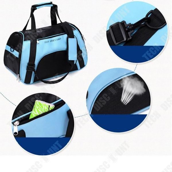 TD® Pet Backpack Bärbar, hopfällbar, vattentät, utflyktsväska för husdjur. Vikbar väska