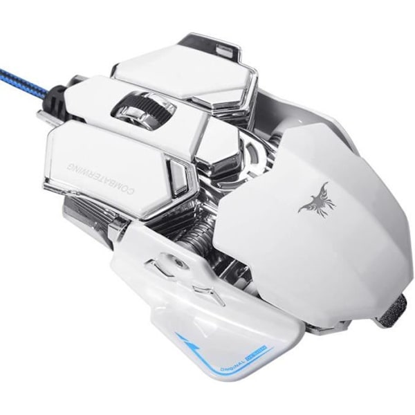 Souris Gaming - Combaterwing - 4800 DPI - Kablet - 10 Programmérbare Knapper - LED RGB