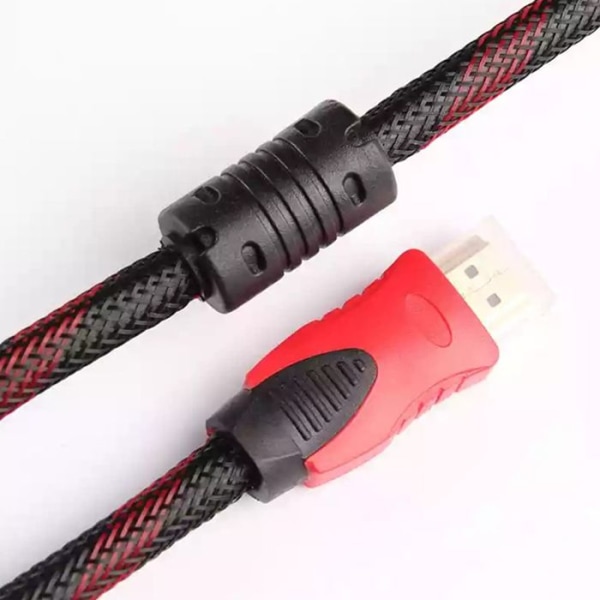 TD® HDMI-kabel på 20 meter TV-data HD-kabel 3D guldpladeret forbindelse 24K tilslutning til computer version 1.4 dedikeret TV-kabel