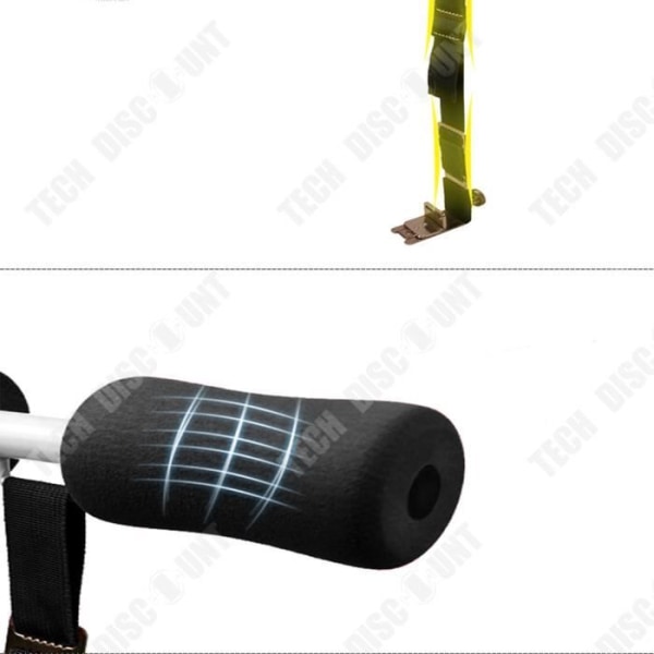 TD® Abdominal Machine Sit-up Hjälp Lazy Home Curler Elastiskt bälte Sport Träningsutrustning Yoga Träningstillbehör
