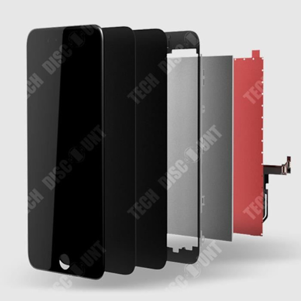 Kapacitiv pekskärm - TECH DISCOUNT - iPhone 8 - Hög definition - Antifingeravtryck - 4,7 tum