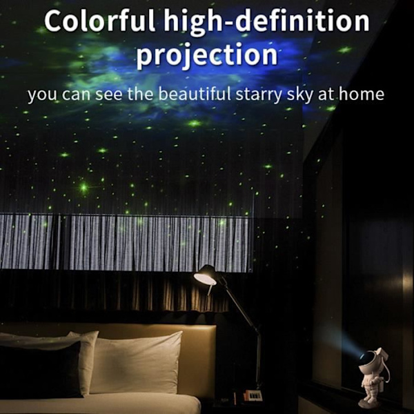 Astronautens kreative stjern projection lampe fuld af stjerner rumvæsen atmosfære projektionslampe