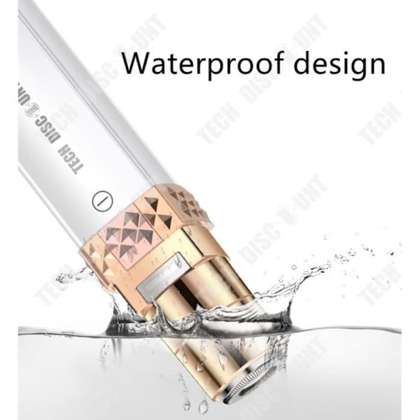Elektrisk Hårfjerner - Tech Discount® - Kompakt - Vaskbar Hoved - Bærbart Design