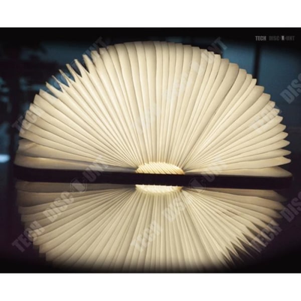 TD® LED-läslampa 14,7*11*2,5CM 360 graders rotation Lång batteritid