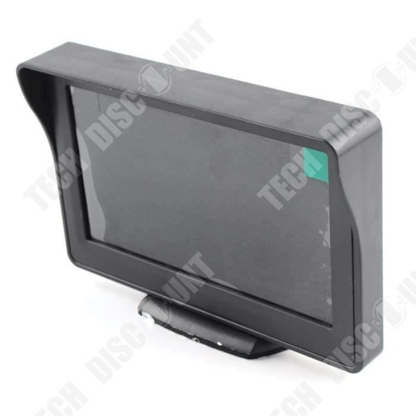 TD® Universal bagkamera kit + 4.3 tommer LCD-skærm / Høj opløsning / justerbar vinkel 170 ° / Nem installation