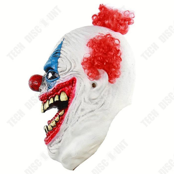 TD® Halloween danse stor mund klovnej latex hætte maske tilpasning handel uhyggeligt tilbehør festtur