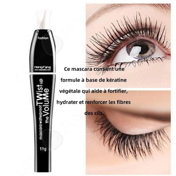 C Mascara farvet 3 farver vandfast mascara langvarig vandtæt holdbar fiber silke 4d øjenmakeup til halloween