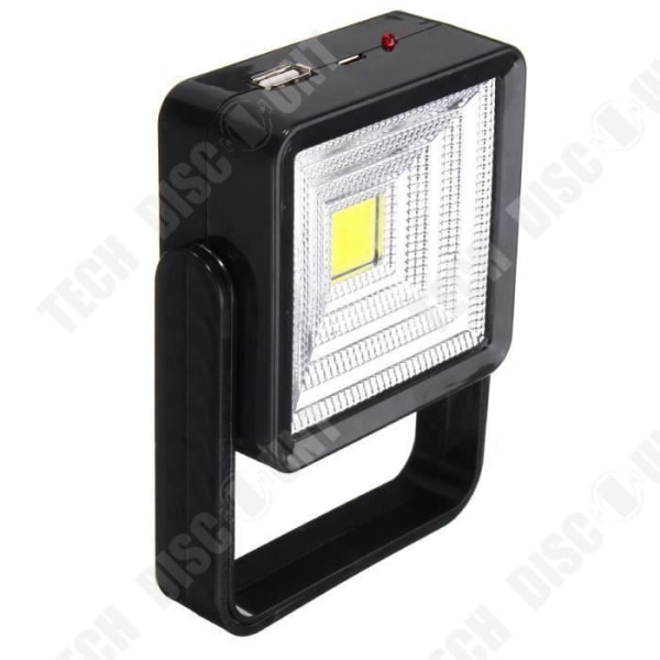 TD® LED-lampa 2 w- Solcellslampa camping- Brådskande räddning Tältlampa LED COB BLACK