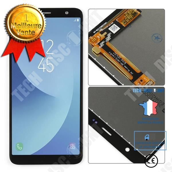 TD® Komplet kit Passer til LCD-skærm til Samsung Galaxy J4 Plus 2018 J415 J415F berøringsglas lcd + Værktøjssæt SORT