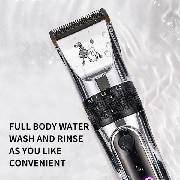 TD Dog Clipper IPX7 5:e hastighet hundklippare kattklippare hundklippare långt hår tjock kattklippare långt hårknut