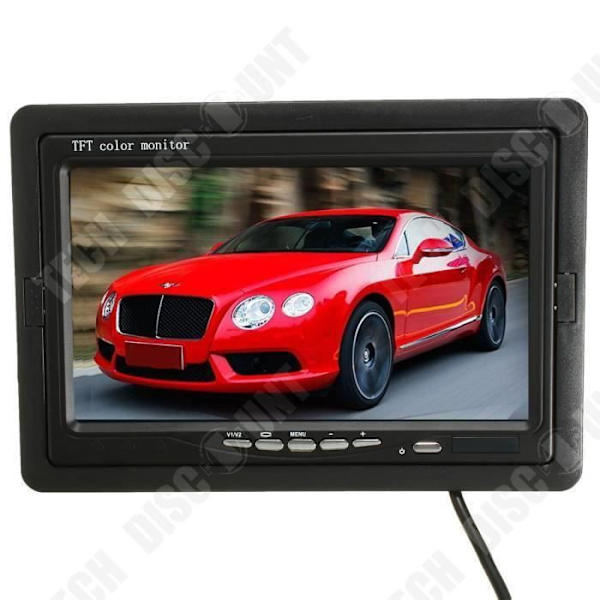 TD® Infrapuna-taustakamera / Sateenkestävä taustakatselu 7″ LCD Peilimonitori Vastaanotin Takaisin Näkymä Yö Näkyvyys kuorma-autoille linja-autot