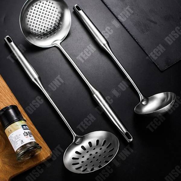 TD® 7 Stykker Sæt af Køkkenredskaber i Rustfrit Stål Sæt af Non-Stick Køkkenredskaber
