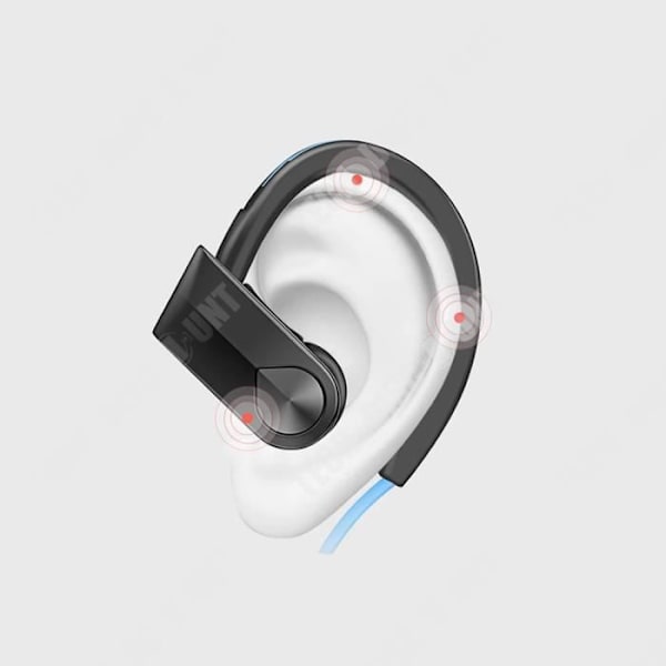 TD® Urheilu Bluetooth 5.0 kaulakorvakuulokkeet langattomat musiikkikuulokkeet juoksuun kaulalle asennettavat Bluetooth-kuulokkeet