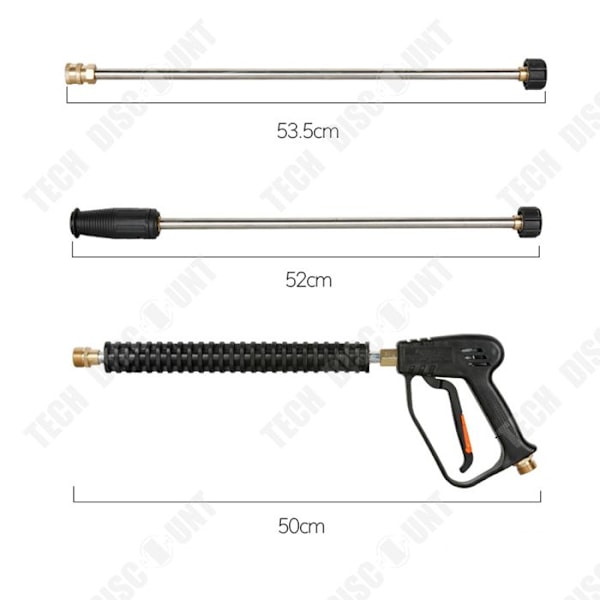 TD® Puhdistuspistooli 4000 PSI 5 suuttimella Vesisuihkupistooli Puutarhapuhdistuspistooli langaton