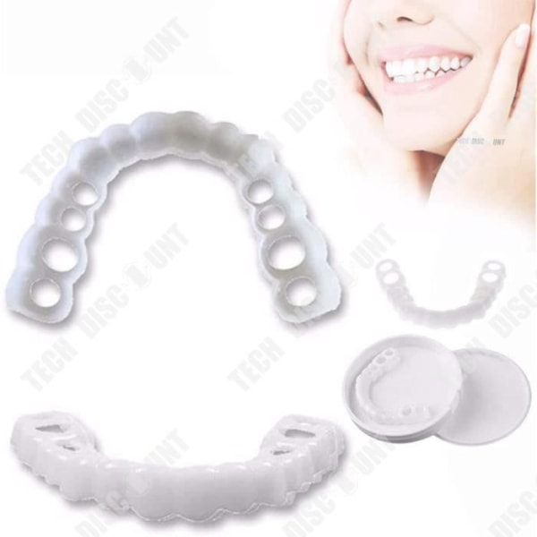TD® silikonhängslen Övre och nedre tänder Säkert och hållbart Dekorera dina tänder