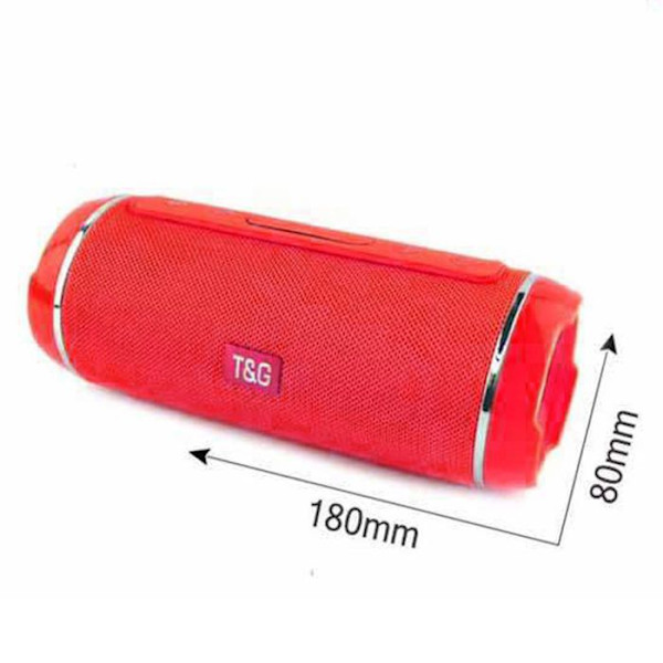 Kaksinkertainen särkymätön stereo subwoofer -baarin audio, pieni kaiutin, langaton bluetooth-kaiutin, punainen