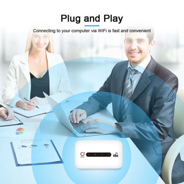 Langaton reititin TD® 4g 150 mbps 2 in 1 universaali käyttövalmis kätevä sim-reititin mobiili wifi mini-reititin tasku-wifi