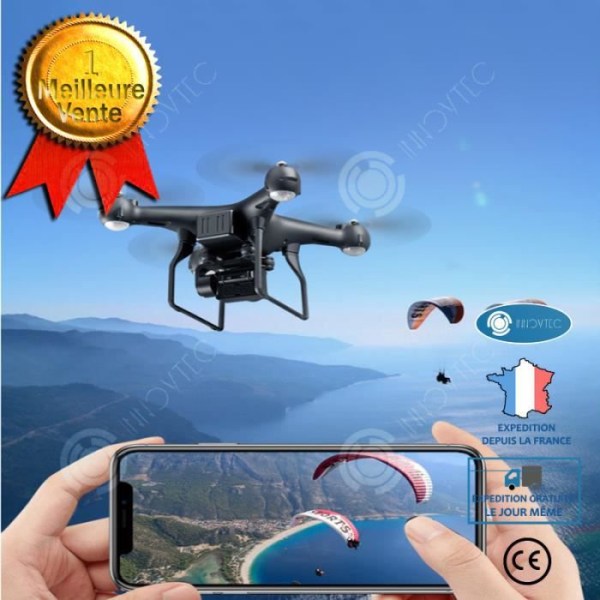 INN® Ultralång uthållighet fjärrkontroll drönare 4k högupplöst flygfotografering lång wifi bildöverföring leksak