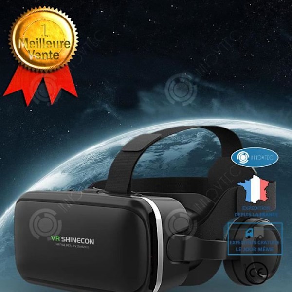 INN Version matkapuhelin kuulokkeet 3D peilipanoramista VR-lasit -mustat