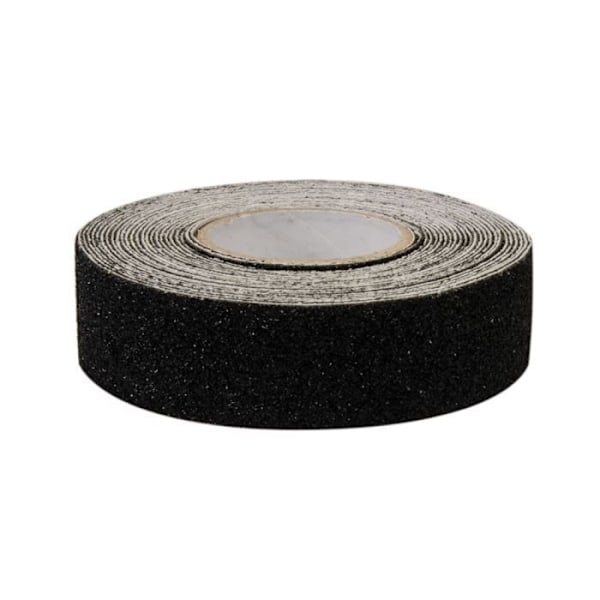 Antiskrid Tape - TD® - Sort PVC - 24mm x 5m - Solid og Holdbar - Multi-brug Svart