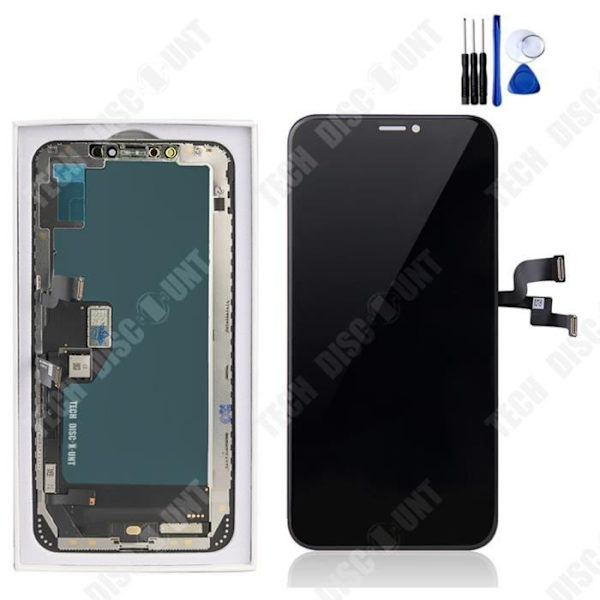 TD® Sopii iPhone XSMAX:lle, korkean resoluution kosketusnäyttö, kuvanlaatu, sormenjälkisuojattu.
