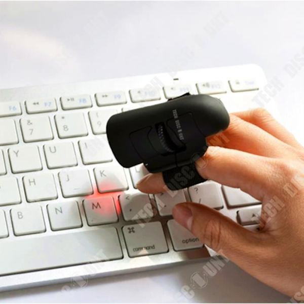 Langaton hiiri ergonomisella sormibagella, optinen, hiljainen, älykäs sormi, USB-virtainen, pystysuora, PC, korkea määritelmä, musta, yleiskäyttöinen