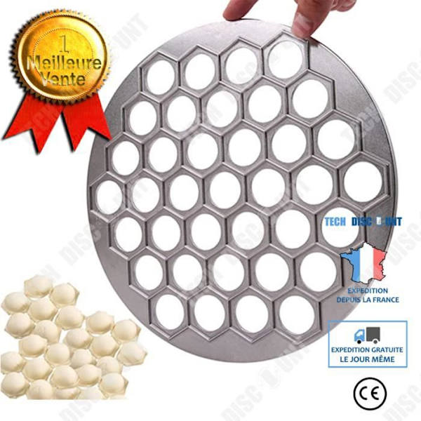 TD® Ravioli-form i aluminium med 37 huller til køkkenet, gør-det-selv ravioli bagning.