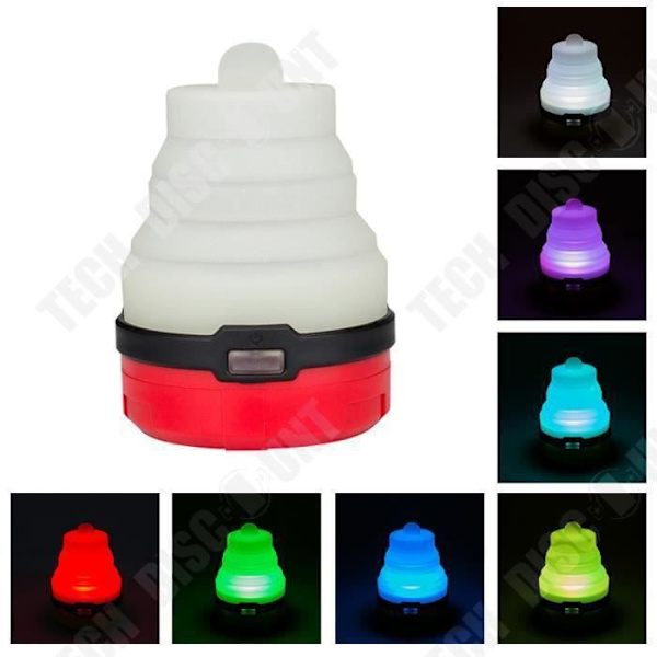 TD® Ny bärbar campinglykta LED Vandringsnattlampa Ficklampa Justerbar LED-lampa för vandringsresor