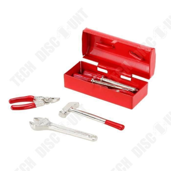 TD® Verktygslådor RC Crawler Biltillbehör Mini Hammer Wrench Verktygslåda för Traxxas Axail Gift 234 / Multifunktion