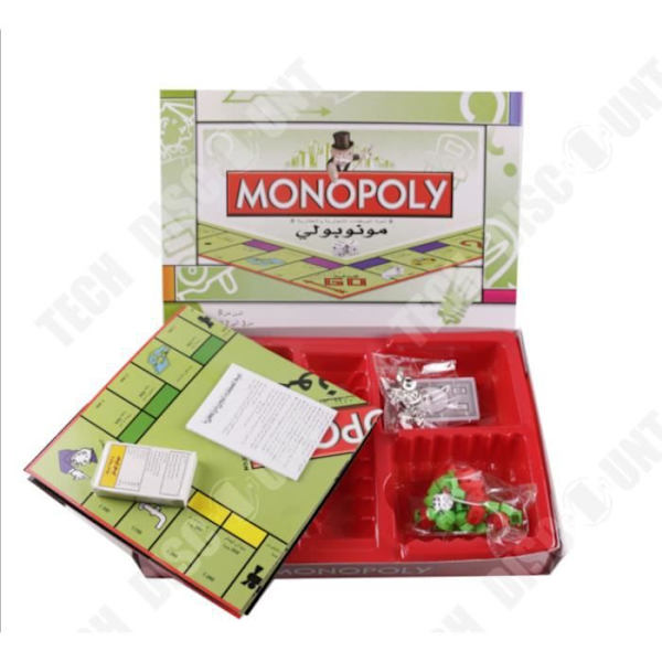 TD® klassiska franska monopolspel kortspel färg box färg