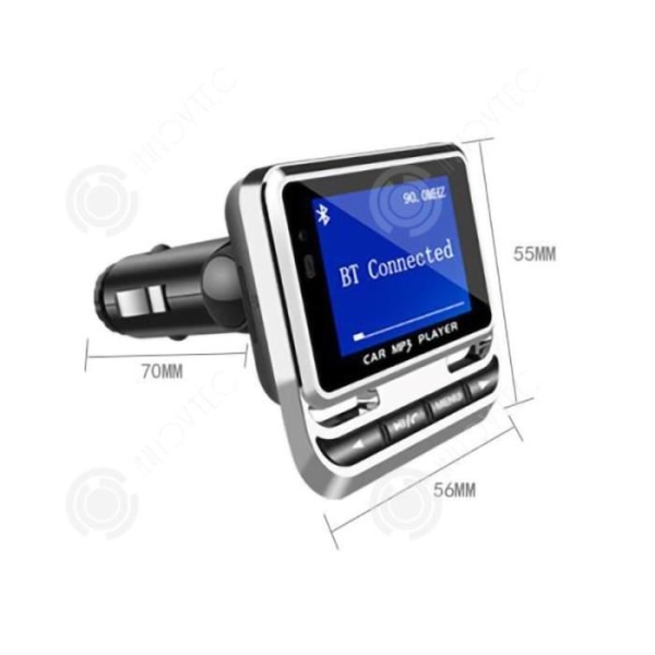 INN Bil MP3 Bluetooth Player FM12B storbilds multifunktionskort Bluetooth bilfjärrkontroll