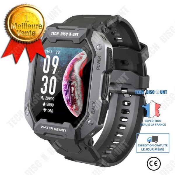 TD® Smart Watch 5ATM elektronisk stegräknare med flera rattar Kroppsövervakning Utomhussport med tre evenemang