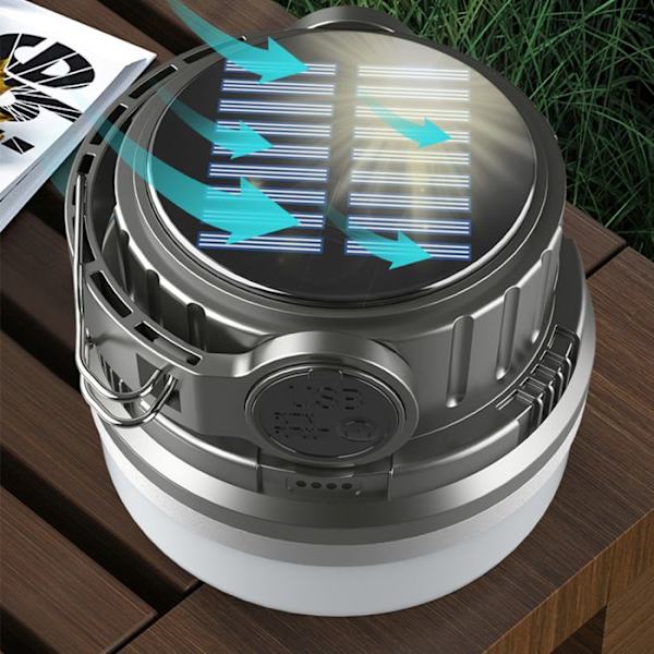 Campinglampe TD® Justerbar med 6 hastigheder Langtidsholdbart batteri Udendørs lys