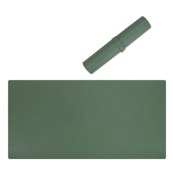 Office Desk Pad - Ej specificerat - 120x60cm - PU-läder - Vattentät - Dubbelsidig GRÖN