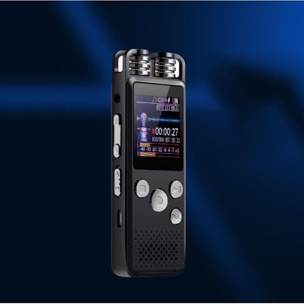 TD® Digital Voice Recorder støjreducering smart diktafon indbygget mikrofon højttaler USB genopladelig multifunktionel