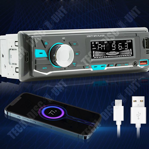 TD® Bluetooth-autoradio MP3-soitin bluetooth-lokalisointi löytää auton asenna autoradion kortti