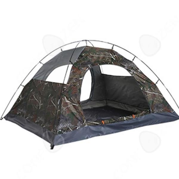 CONFO® Telt til camping udendørs, forstærket, regn- og stormbeskyttelse, vindbeskyttelse, solcreme, til 4 personer, automatisk