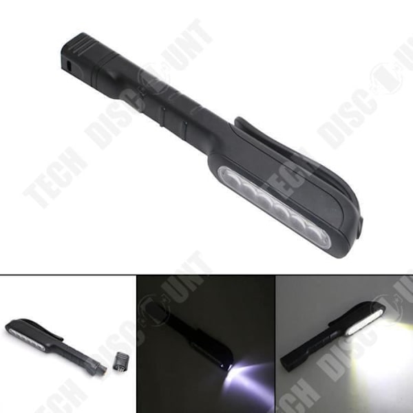 TD® Udeslanterne camping campingplads vandretur telt strøm AAA x3 lys LED 6 lysindstillinger farve sort