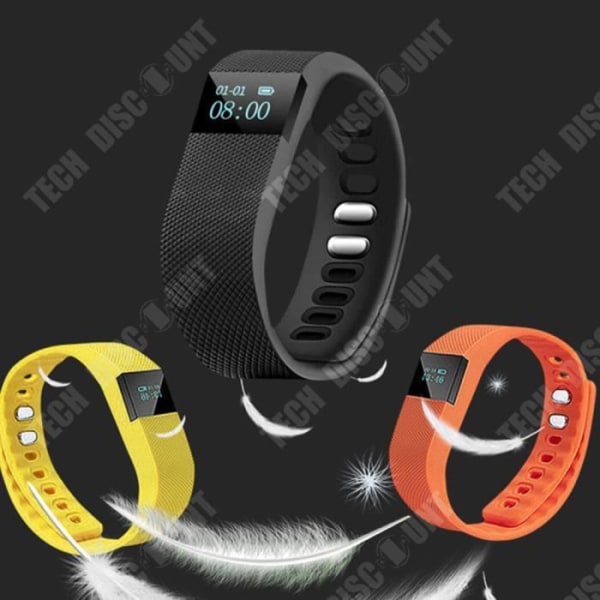 TD® TW64 Smart Armband Metallspänne Silikonarmband Bluetooth Core Charge Clip-on Sports Health Armband