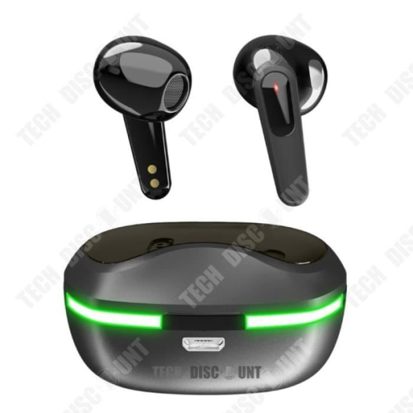 TD® In-Ear Bluetooth Headset Bluetooth 5.1 Smart Touch Low Latency Gaming Bländande Lights Gaming Headset