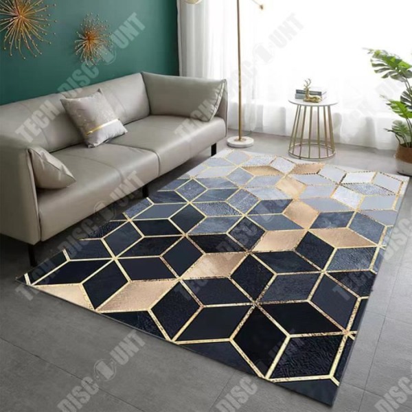 TD® Modernt minimalistiskt vardagsrum soffbord geometrisk matta golvmatta sovrum säng golvmatta rektangulär matta 120*160cm
