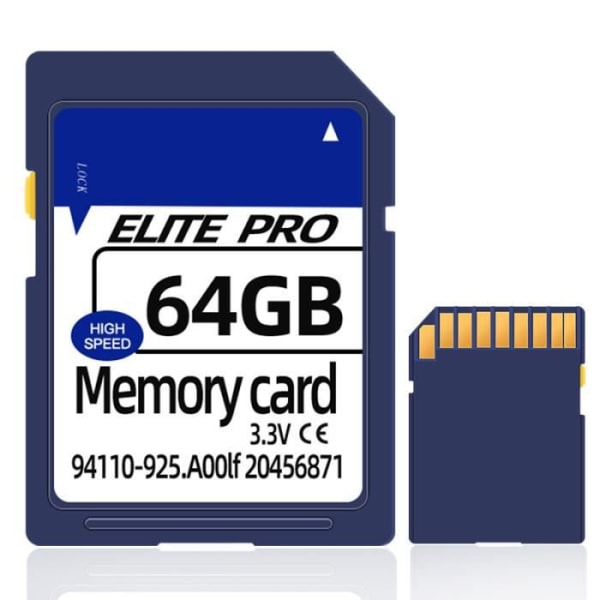 64G SD-kort bilmusikkort körinspelare stort kamerakort flashminneskort