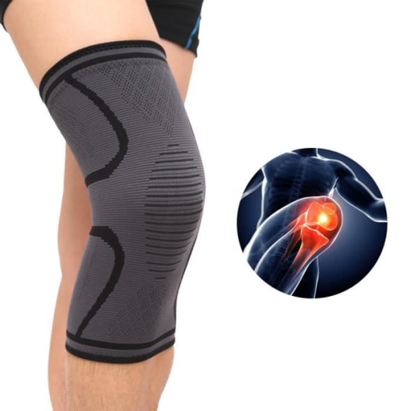Compression Knee Brace TD® Grey Andas Ligament Protection