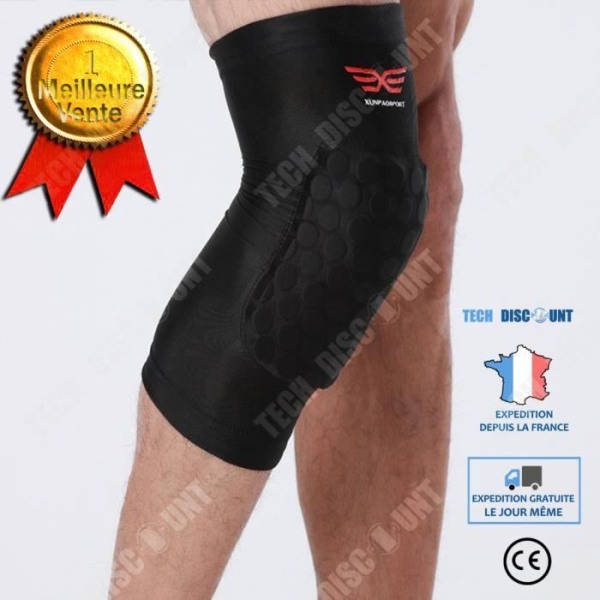 TD® sport tunna knäskydd med honeycomb lättviktsskyddsutrustning ridning sportleggings skydd 1 par
