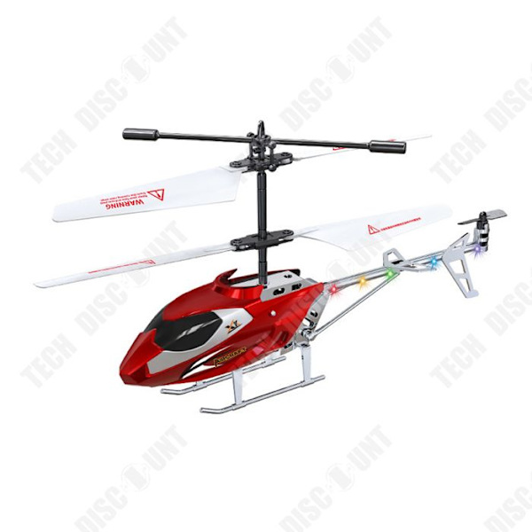 TD Fjernstyret helikopter 21cm 2.5 kanaler med LED-belysning, genopladeligt RC helikopter, mini fjernstyret helikopter