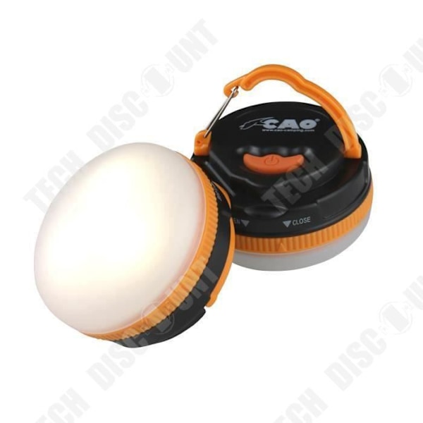 TD® CAMPING lamp boll 3 LED - Lampa för utomhusbelysning camping, vandring natt utomhus läger belysning