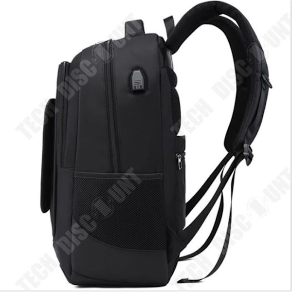 TD® Business Laptop Ryggsäck 17 tum med USB-laddningsport Vattentät skolväska College Satchel Work Travel Laptopväska