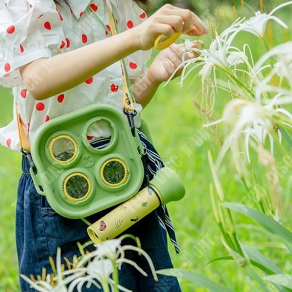Naturudforskning legetøj - TD - Kalejdoskop lup - Til børn 4-6 år - Udendørs - Unisex Grön